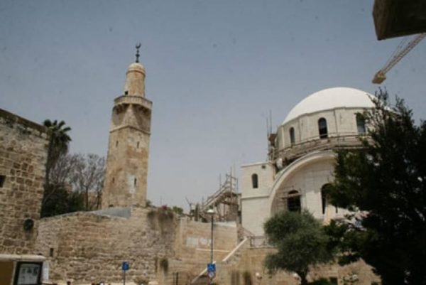 مسجد عمر بن الخطاب في القدس Mosque of Omar in Al Quds Jerusalem