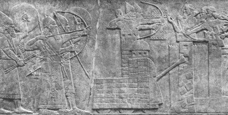 Assyrians Attack Stone Carving