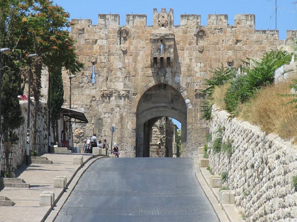 Jerusalem Lions Gate Street